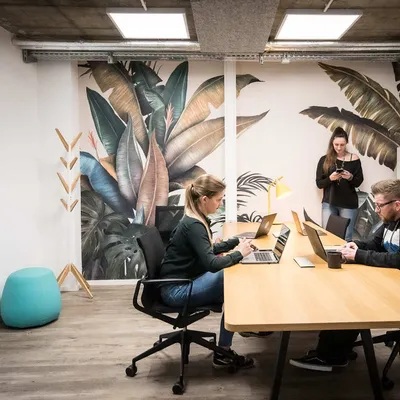 Coworkingbereich im Coworking Space Rivvers im Bochum-Bermuda3eck.