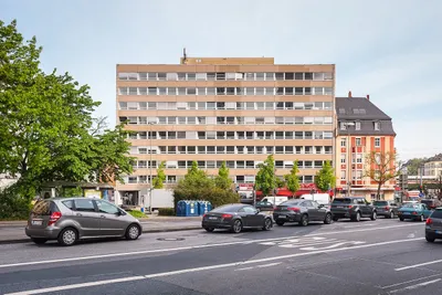Gebäude des Coworking Space Rivvers Frankfurt-Southside