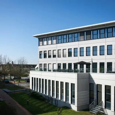 Eingangsbereich im Coworking Space Rivvers Darmstadt Weiterstadt.