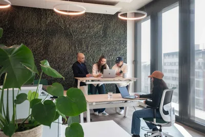 Coworking-Bereich im Rivvers Frankfurt City